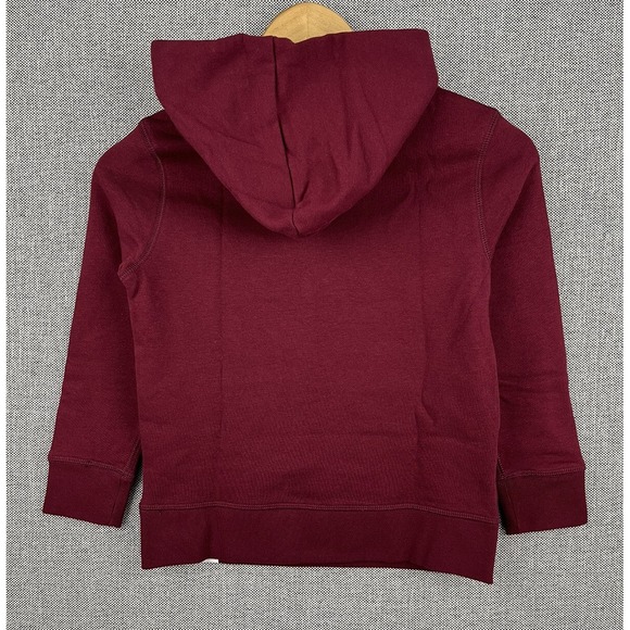 Gap Kids Youth Fleece  Hoodie Sweatshirt Brick Size S 6-7 NWT Original - Picture 3 of 6